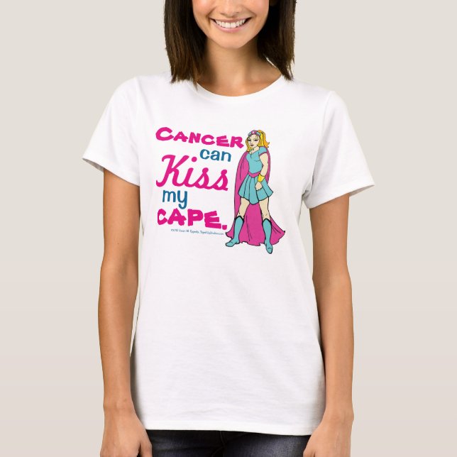 Camiseta Cancer Pode Beijar Meu Teto Do Livro De Capa (Frente)