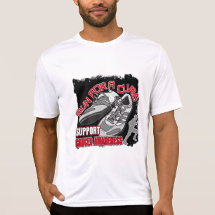 Camiseta Câncer pulmonar - funcionamento dos homens para