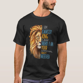Camiseta Cancer Rei Zodiac Astrologia Birthday Lion Sl