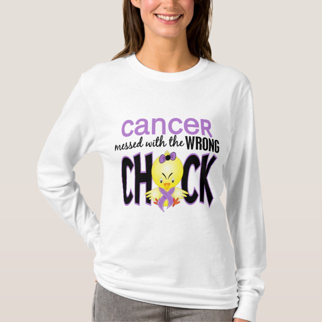 Camiseta Cancer sujado com o pintinho errado (Frente)