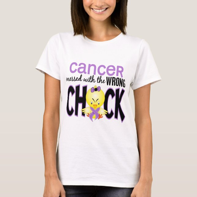 Camiseta Cancer sujado com o pintinho errado (Frente)