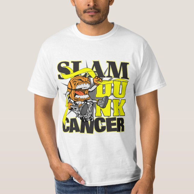 Camiseta Cancer Testicular - cancer do afundanço (Frente)