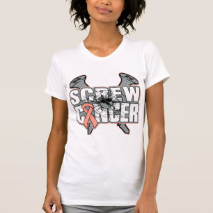 Camiseta Cancer uterina do parafuso