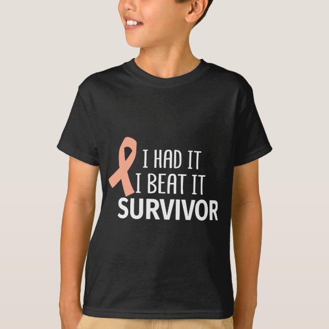 Camiseta Cancer Uterina Que Eu Tinha Eu O Suportava Sobrevi (Frente)