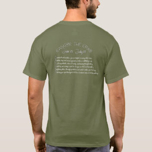 Camiseta Câncer – Verde Exército