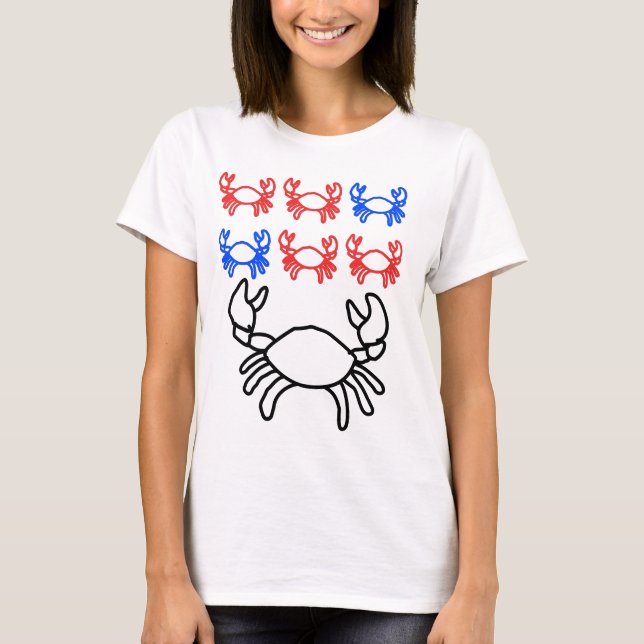 Camiseta Cancer Zodiac Crab T‑Shirt – Protective Cancer (Frente)