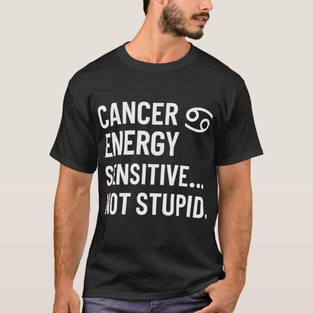 Camiseta Cancer Zodiac Sign Astrology Shirt (Frente)