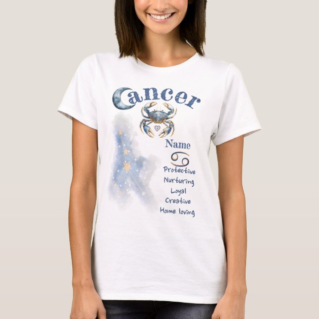 Camiseta Cancer Zodiac Sign T-shirt *1 (Frente)