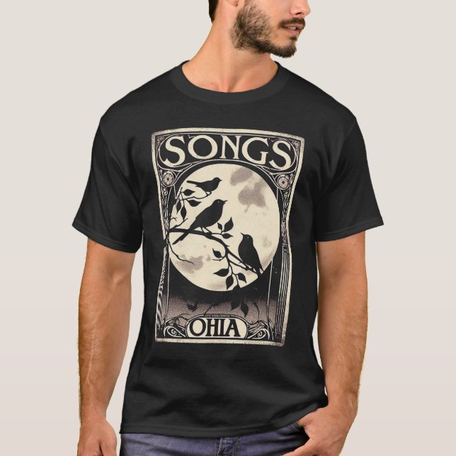 Camiseta Canções: Ohia / Jason Molina - Pássaros (Frente)