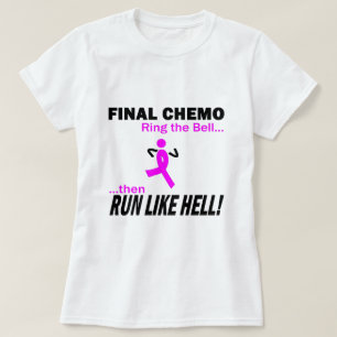 Camiseta Cancro da mama - Chemo final funciona muito