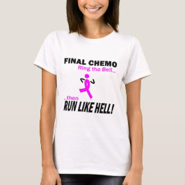 Camiseta Cancro da mama - Chemo final funciona muito
