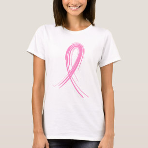 Camiseta Cancro da mama cor-de-rosa da fita 2