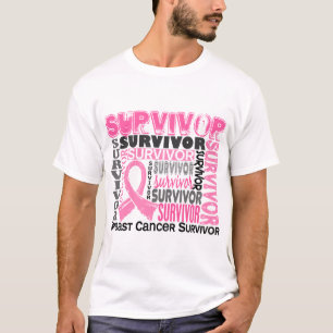 Camiseta Cancro da mama do sobrevivente 10