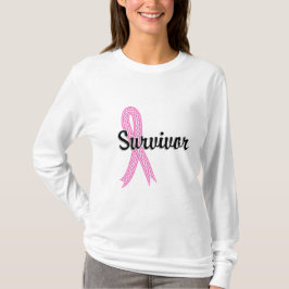 Camiseta Cancro da mama do sobrevivente 17