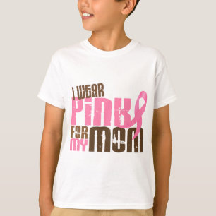Camiseta Cancro da mama EU VISTO o ROSA PARA MINHA MAMÃ 6,3