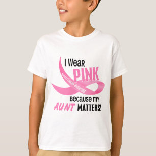 Camiseta Cancro da mama EU VISTO o ROSA PARA MINHA TIA 33,2