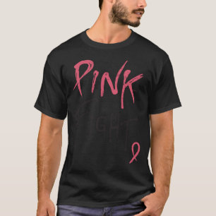 Camiseta Cancro da mama R da luta do rosa da consciência d