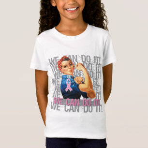 Camiseta Cancro da mama Rosie NÓS PODEMOS FAZÊ-LO