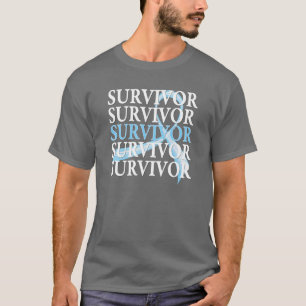 Camiseta Cancro da próstata da colagem do sobrevivente