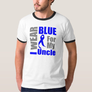 Camiseta Cancro do cólon eu visto o tio da fita azul