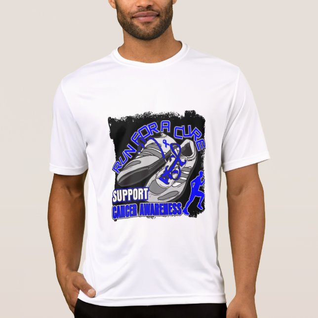 Camiseta Cancro do cólon - funcionamento dos homens para (Frente)