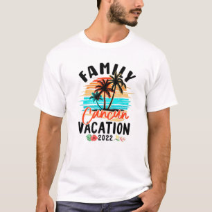 Camiseta Cancun 2022 - Ilhas Tropicais do México - Férias d