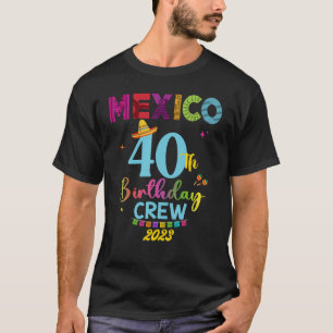 Camiseta Cancun Birthday Girl 30 do 50º Partido México Matc