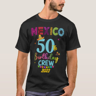 Camiseta Cancun Birthday Girl 30 do 50º Partido México Matc
