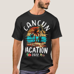 Camiseta Cancun Meico Vacation 2022 Matching Family Group