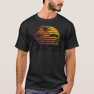 Camiseta Cancun Mexico Beach Palm Party Destination Gi