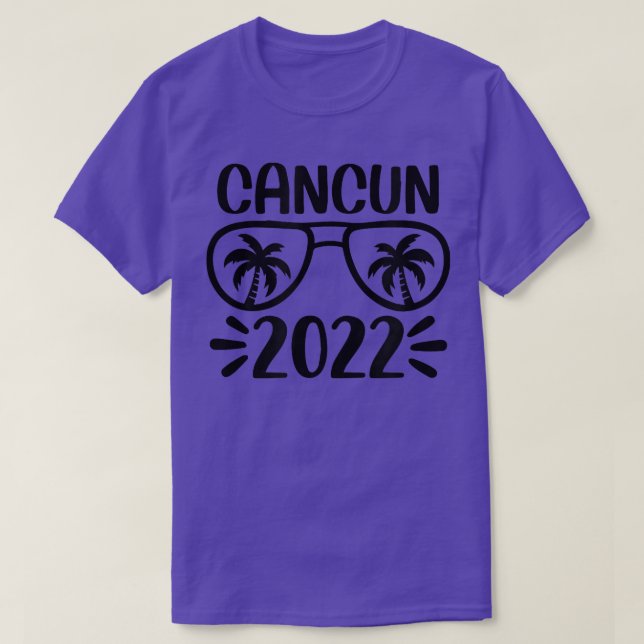 Camiseta Cancún México Férias no Verão de 2022 - Família Ma (Frente do Design)