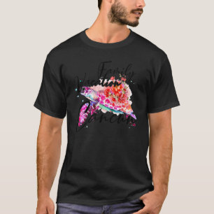 Camiseta Cancun México Férias Tartaruga Marinha Família Cor