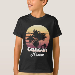 Camiseta Cancun México Férias Tropicais Lembrança Verão Gi