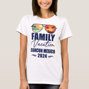 Camiseta Cancún Mexico Matching Family Vacation 2024 Fazer