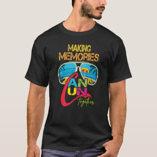 Camiseta Cancún México Memórias do Fazer Juntas Família Vac