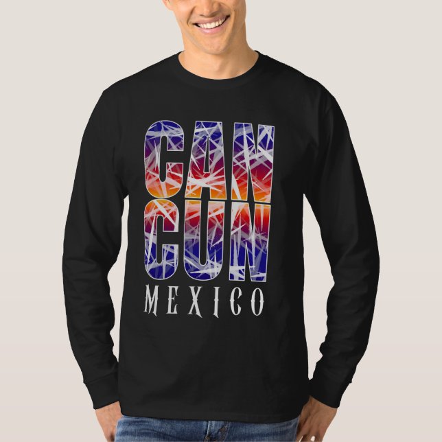 Camiseta Cancún México Resorna Férias Familiares Souvenir (Frente)