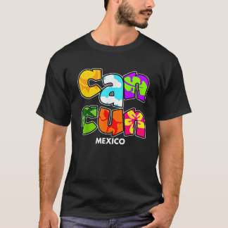 Camiseta Cancun Mexico Souvenir Gift Spring Break Summer Va