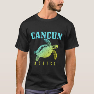 Camiseta Cancún México, Tartaruga do Mar, Scuba, mergulhand
