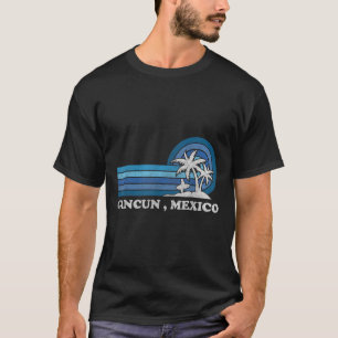 Camiseta Cancun Praia México Férias de Verão Família Vintag