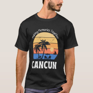 Camiseta Cancun Retro Golfo Do México Família Juntos Verão