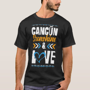 Camiseta Cancun Sunshine Love Party (Partido do Amor Sunshi