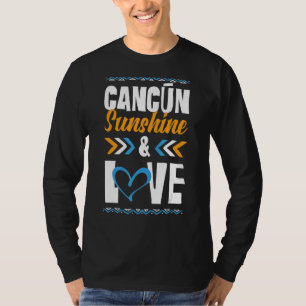 Camiseta Cancun Sunshine Love Party (Partido do Amor Sunshi