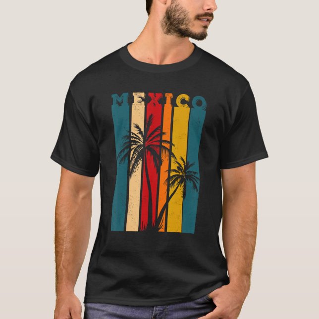 Camiseta Cancun Tropical Travel mexico (Frente)