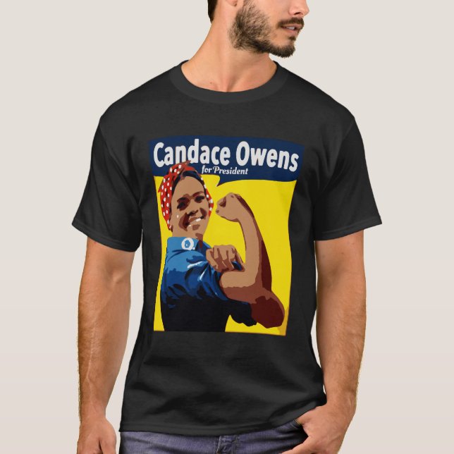 Camiseta Candace Owens Para Presidente 2024 (Frente)