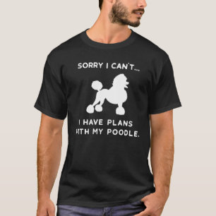 Camiseta Candeeiros de Cães Poodle