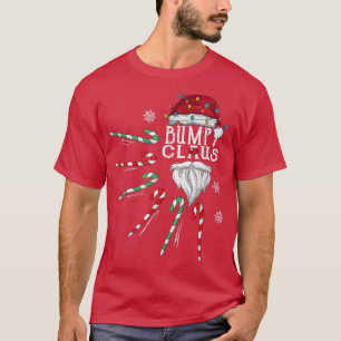 Camiseta Cândi Bumpy Claus Bumpy Beard Candy Engraçado de N