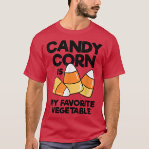 Camiseta Candi Corn É O Meu Crianças Vegetais Favorito Adul