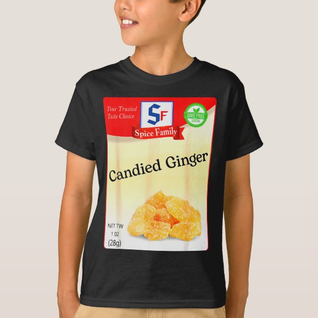 Camiseta Candied Ginger Condiment Holiday Sce Group Costume (Frente)