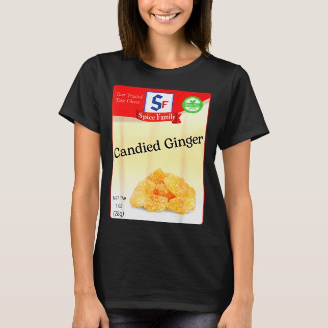 Camiseta Candied Ginger Condiment Holiday Sce Group Costume (Frente)