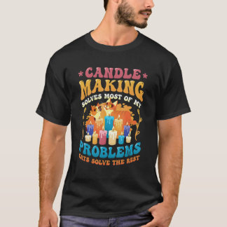 Camiseta Candle Making Cat Candle Maker 1